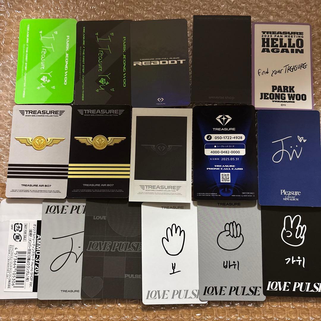 treasure トレジャー ジョンウ トレカ 特典 まとめ売り - メルカリ