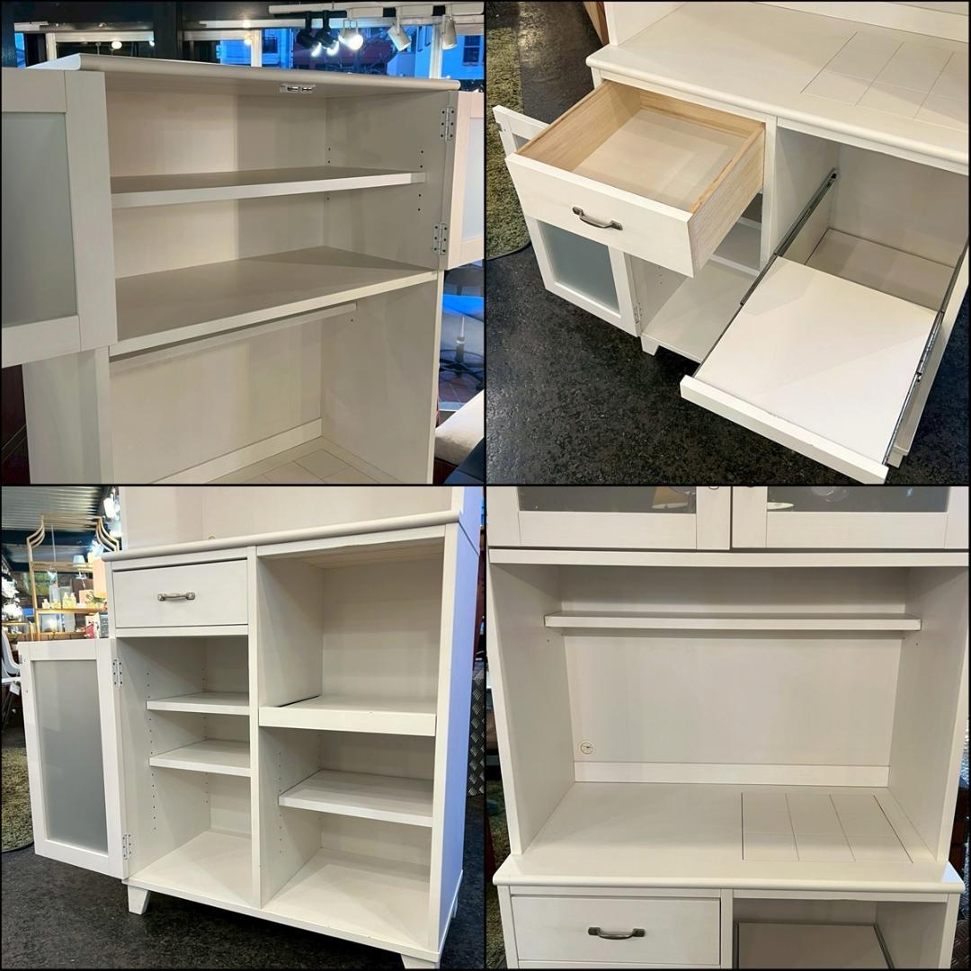 Momo Natural モモナチュラル ランド 食器棚 キッチンボード 北欧風