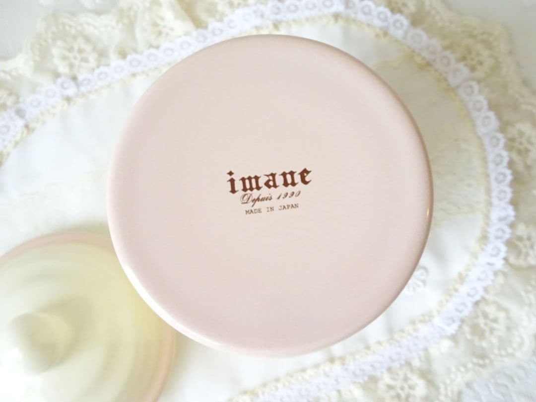 イマン　ローズバスケット　たる型ビードキャニスター　マニーローズ