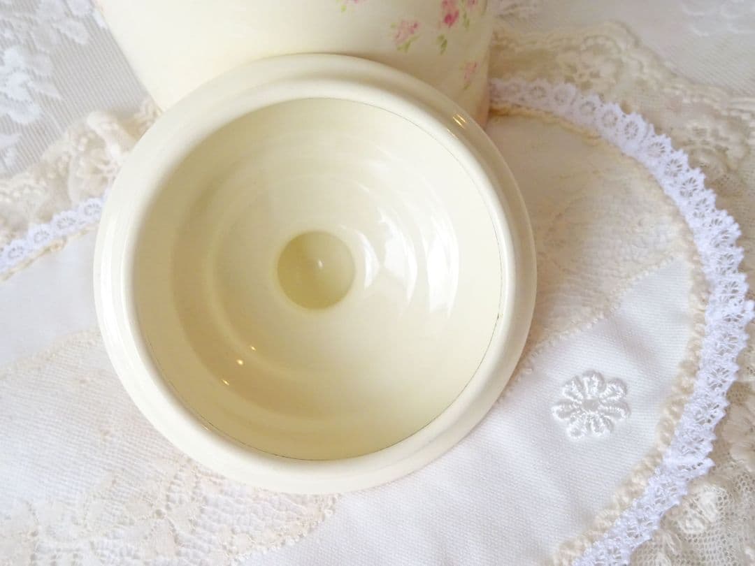 イマン　ローズバスケット　たる型ビードキャニスター　マニーローズ