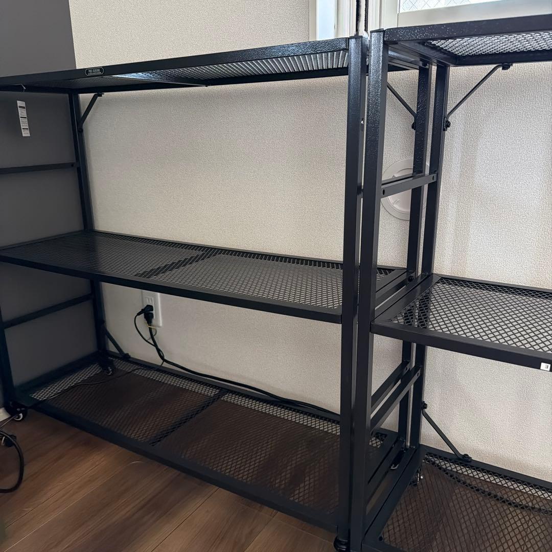 2個セット　アイアンシェルフ　植物棚　ラック　オーディオ