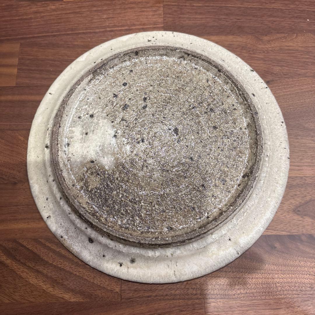 余宮隆　８寸リブしのぎ皿　新品未使用