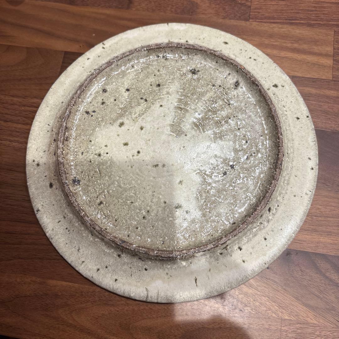 余宮隆　８寸リブしのぎ皿　新品未使用