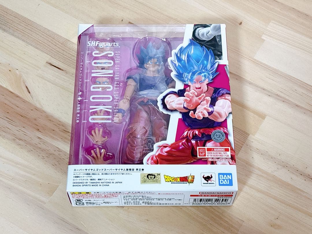 S.H.Figuartsスーパーサイヤ人ゴッドスーパーサイヤ人　孫悟空 界王拳