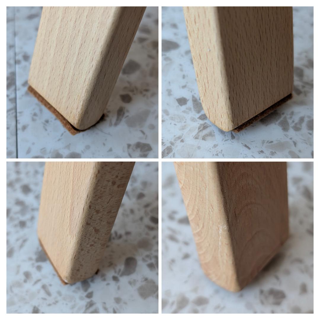 90s ビンテージ 無印 イタリア製 ブナ材 折りたたみチェア 2脚セット 美品