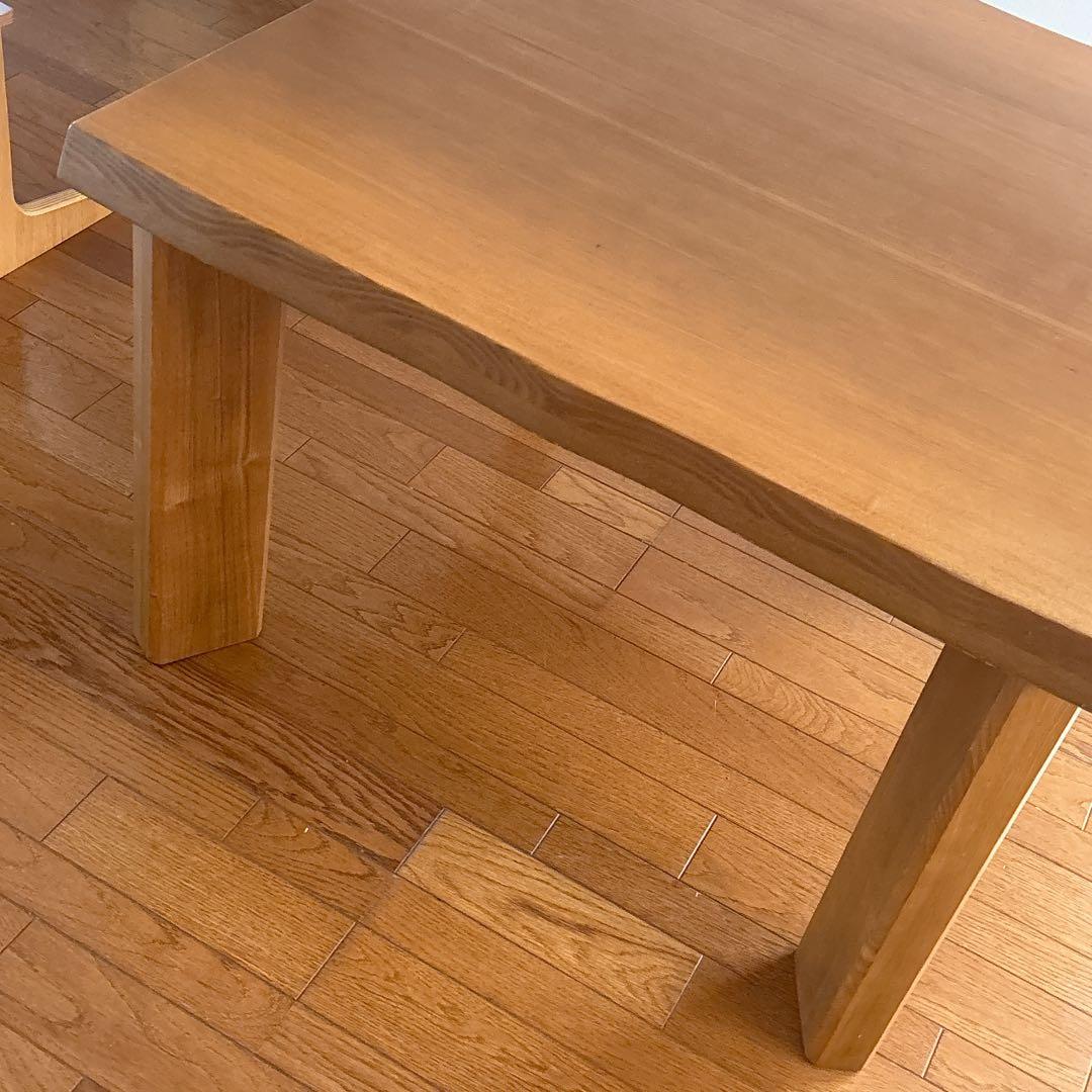 耳付き 90cm角】飛騨産業 キツツキマーク ダイニングテーブル 高さ低め