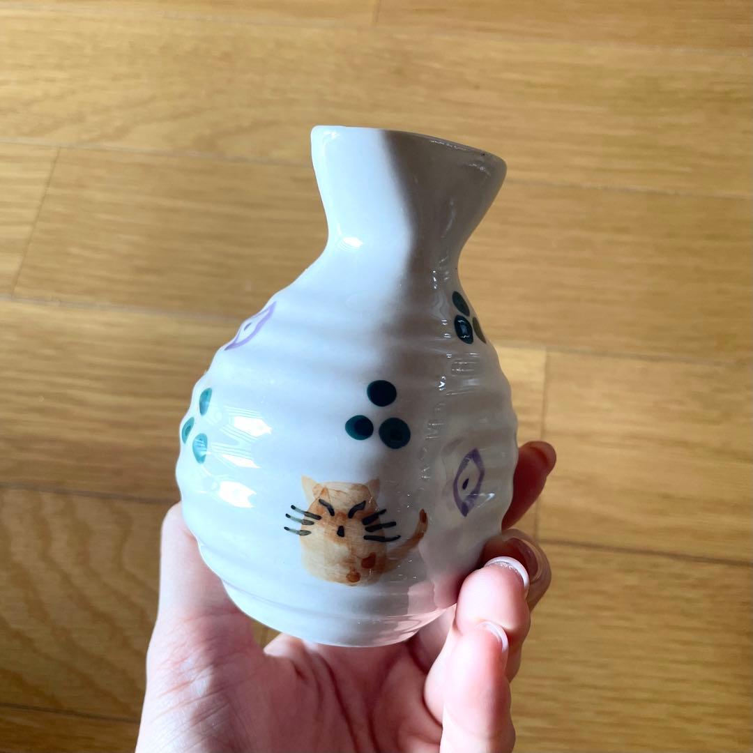 酒器 骨董品 徳利とっくり お猪口 おちょこ まとめ売り 昭和レトロ 猫