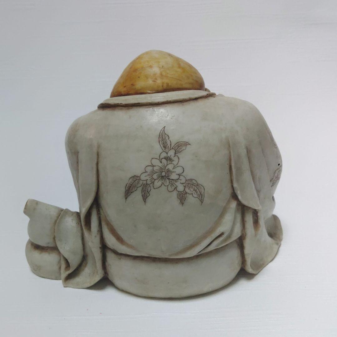 達磨大師　玉製　彫刻　置物　中国？　日本？　ミ10