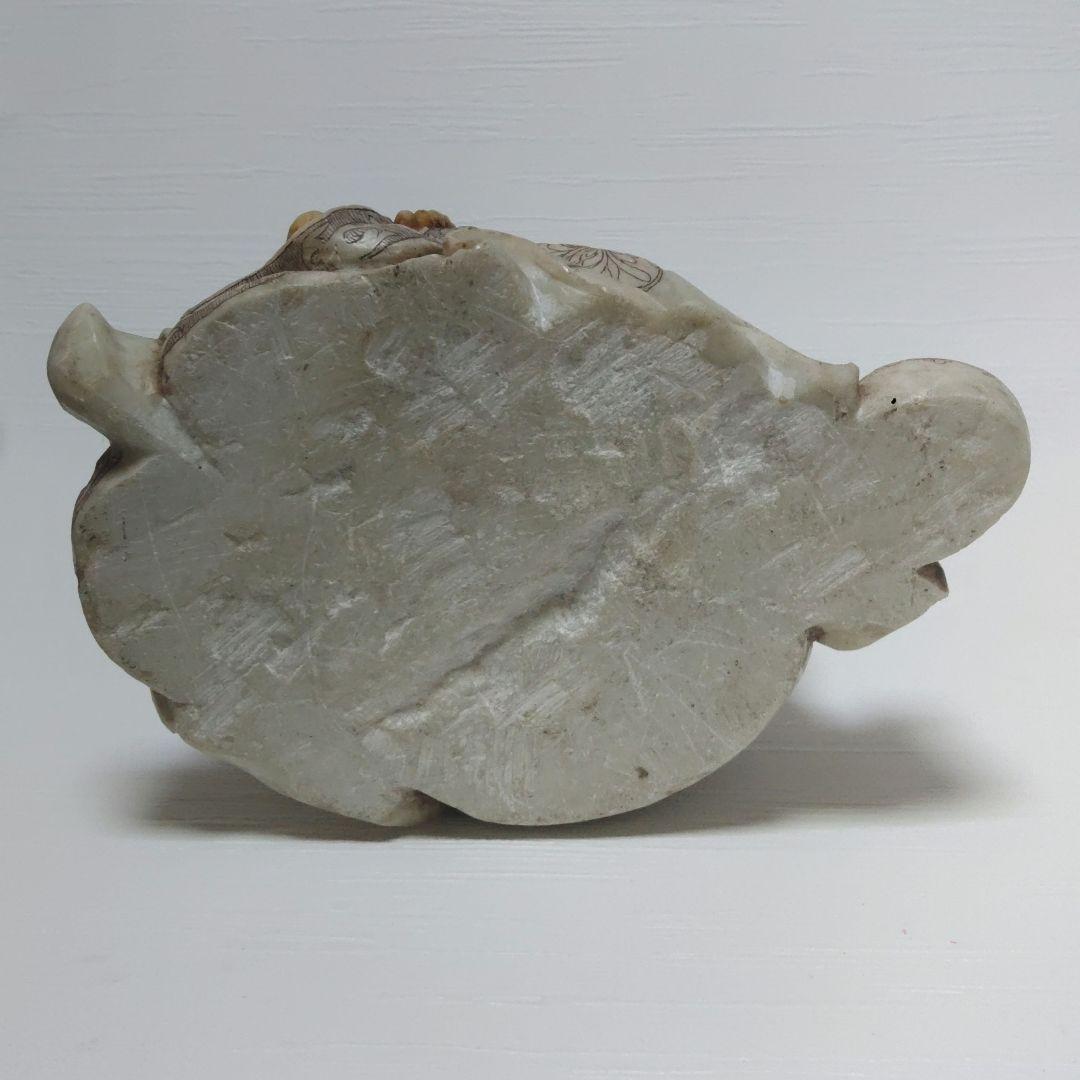 達磨大師　玉製　彫刻　置物　中国？　日本？　ミ10