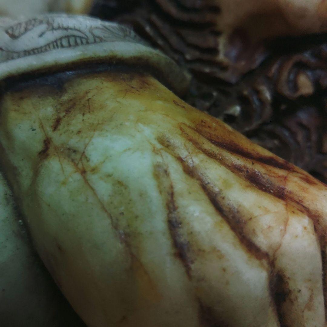 達磨大師　玉製　彫刻　置物　中国？　日本？　ミ10