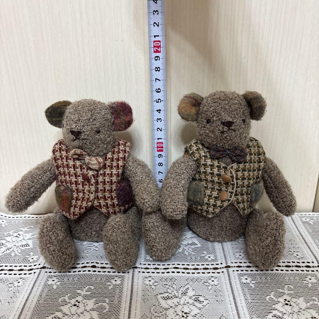 マニー　くまのぬいぐるみ小物入れ