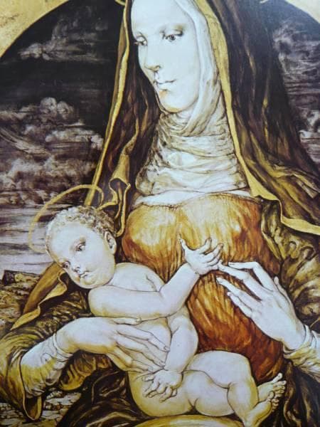 藤田嗣治、マドンナ、超希少画集画、新品額装付