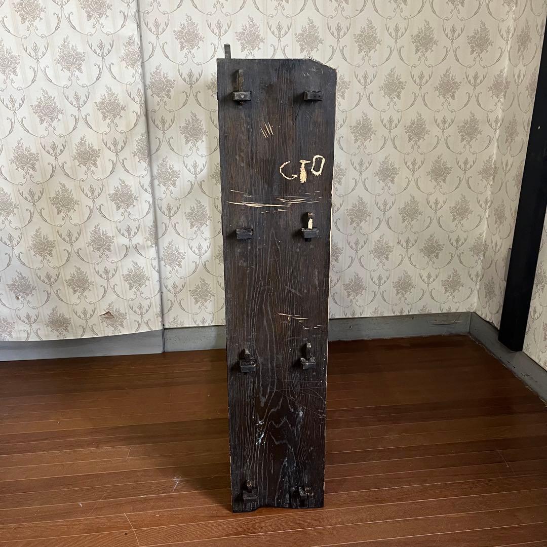 【アンティーク】昭和レトロ 木製 4段 楔本棚 くさび 飾り棚 オープンラック