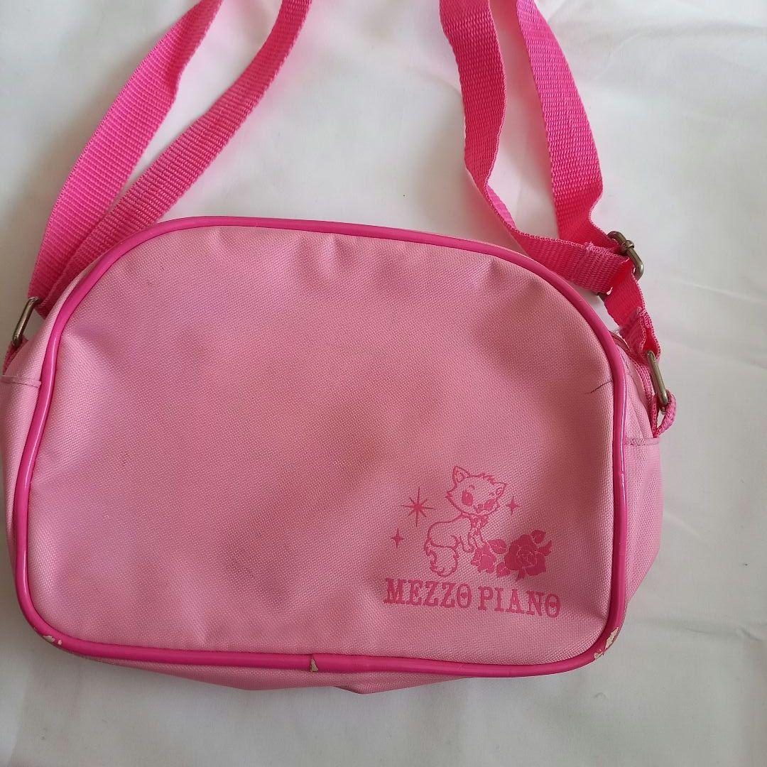 メゾピアノ ショルダーバッグ パスケース ベリエ mezzo piano ピンク