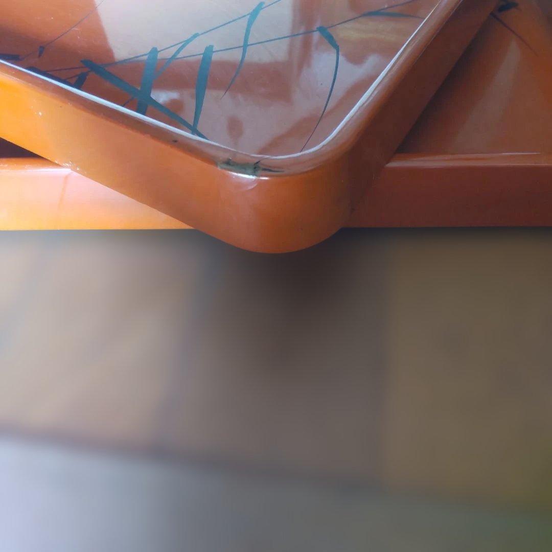 朱塗りの会席膳 10人前 箱あり