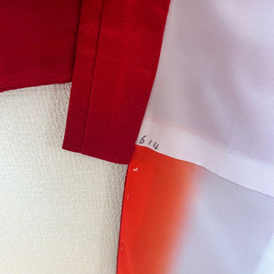 【いそろく様ご希望品】着物　七五三　7歳　女の子　13点　フルセット　深赤