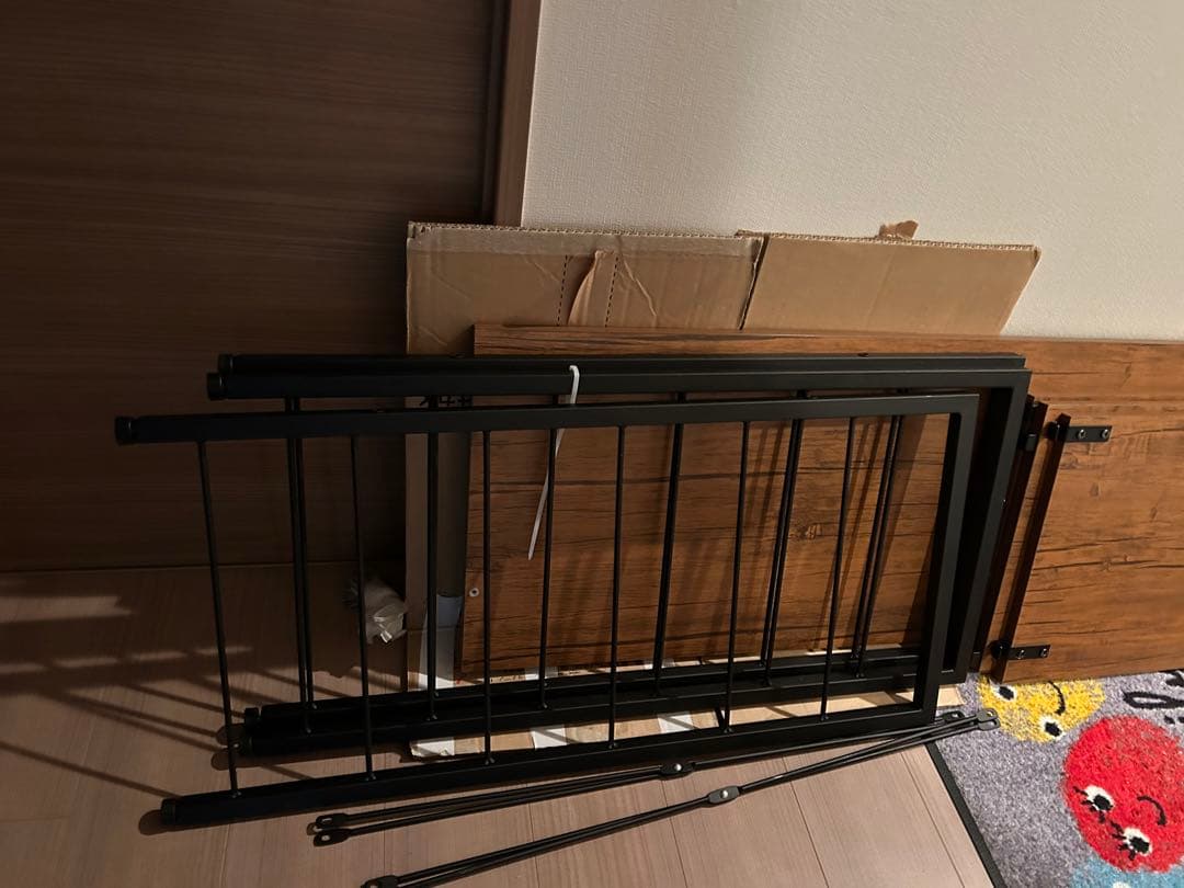 半年使用✴︎emery キッチンラック 約120cm幅 ブラウン×ブラック