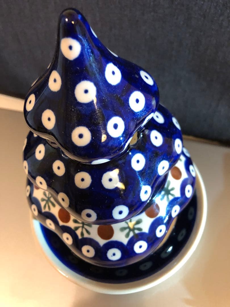 Poland 'ボレスワヴェツ・ポーリッシュポタリー＃陶器キャンドルランプ