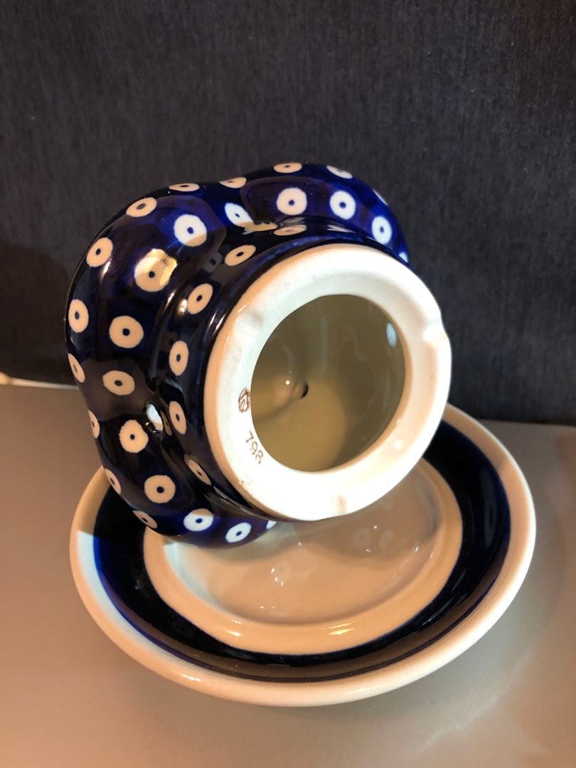 Poland 'ボレスワヴェツ・ポーリッシュポタリー＃陶器キャンドルランプ