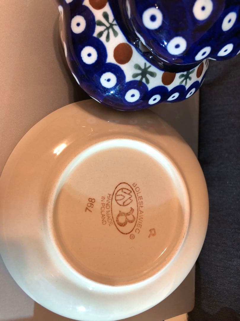 Poland 'ボレスワヴェツ・ポーリッシュポタリー＃陶器キャンドルランプ