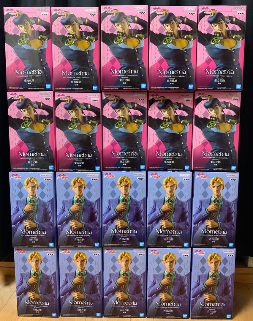 ジョジョの奇妙な冒険 Mometria東方仗助&吉良吉影フィギュア 20個