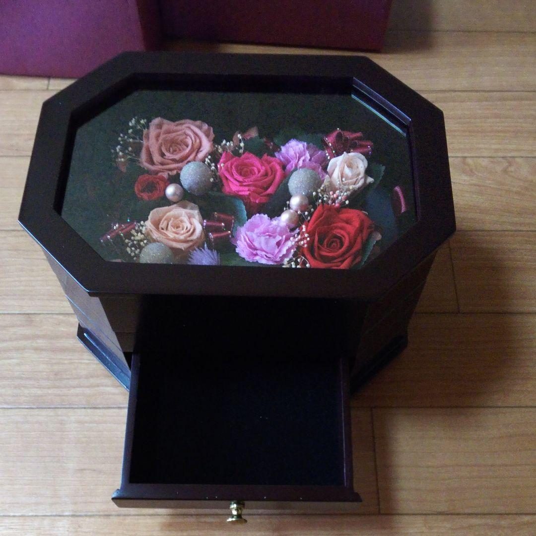 【早い者勝ち!】ブリザードフラワーオルゴールフラワーボックス