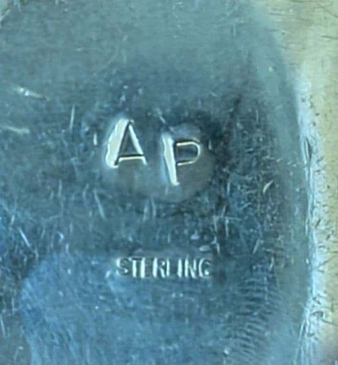 インディアンジュエリー　ズニ族ターコイズ シルバーネックレス