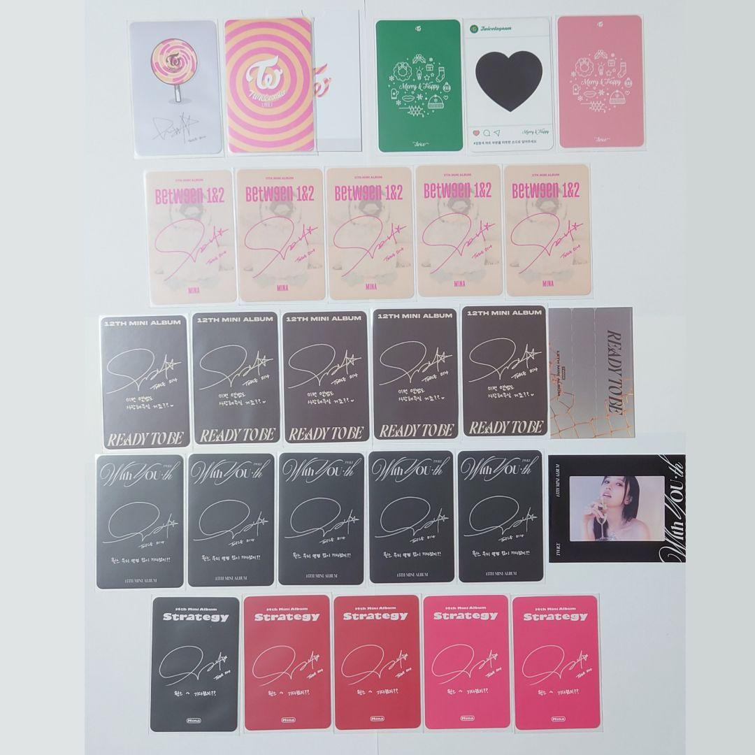 TWICE ミナ トレカ コンプリートセット 27枚 - メルカリ