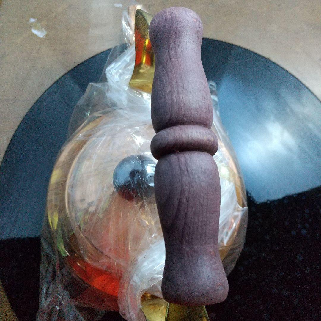 銅製やかん 木製ハンドル