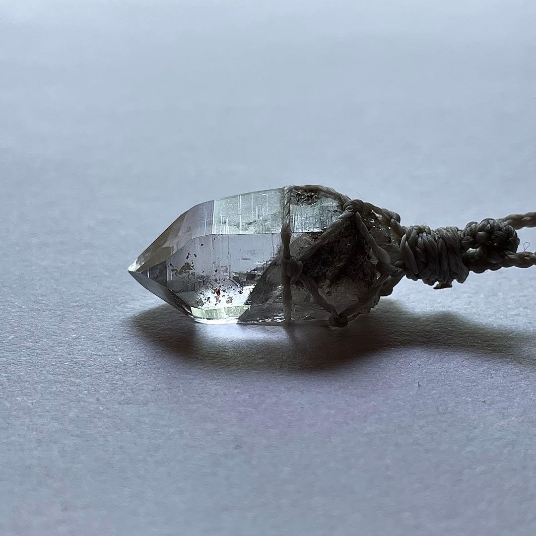 ヒマラヤ水晶 ガネッシュヒマール ＊ マクラメペンダント ネックレス 37