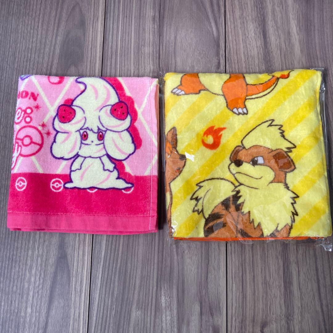 【新品 未使用】ポケモン フェイスタオル ハンドタオルセット フェイスタオル ポケットモンスター ポケモン 34×75cm 綿100