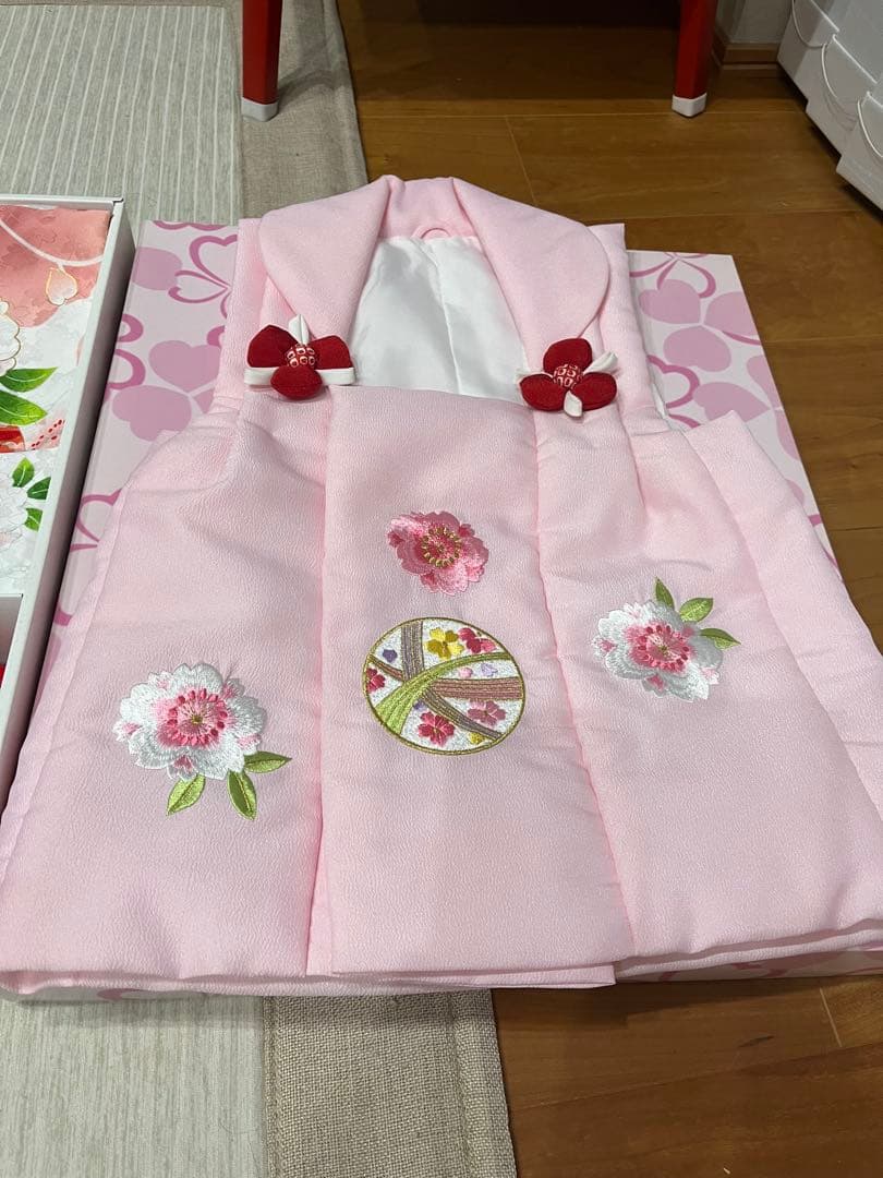 京都花ひめ　七五三　被布セット　3歳　女の子　着物