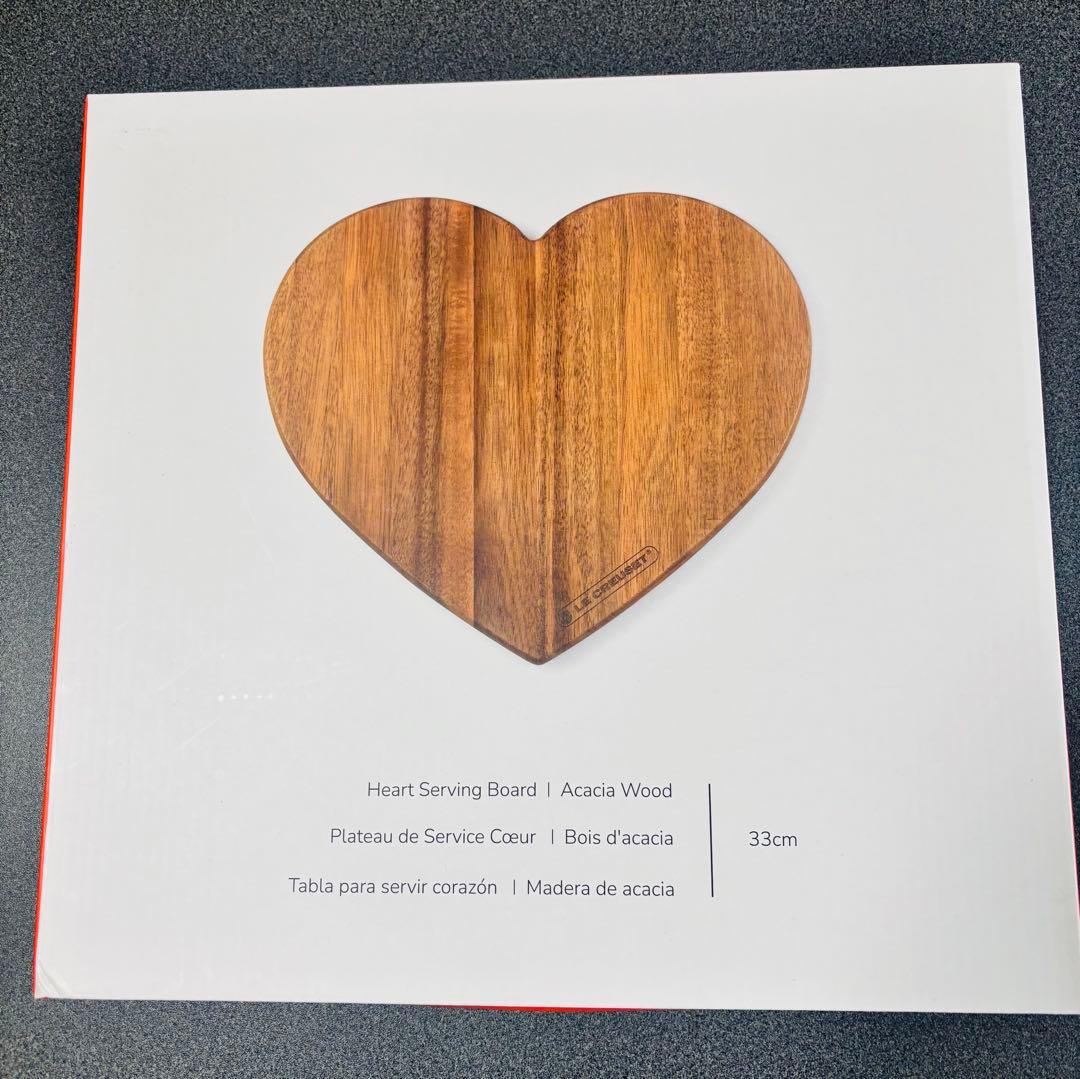 ルクルーゼ　ウッドボード　ハート　バレンタイン　レア
