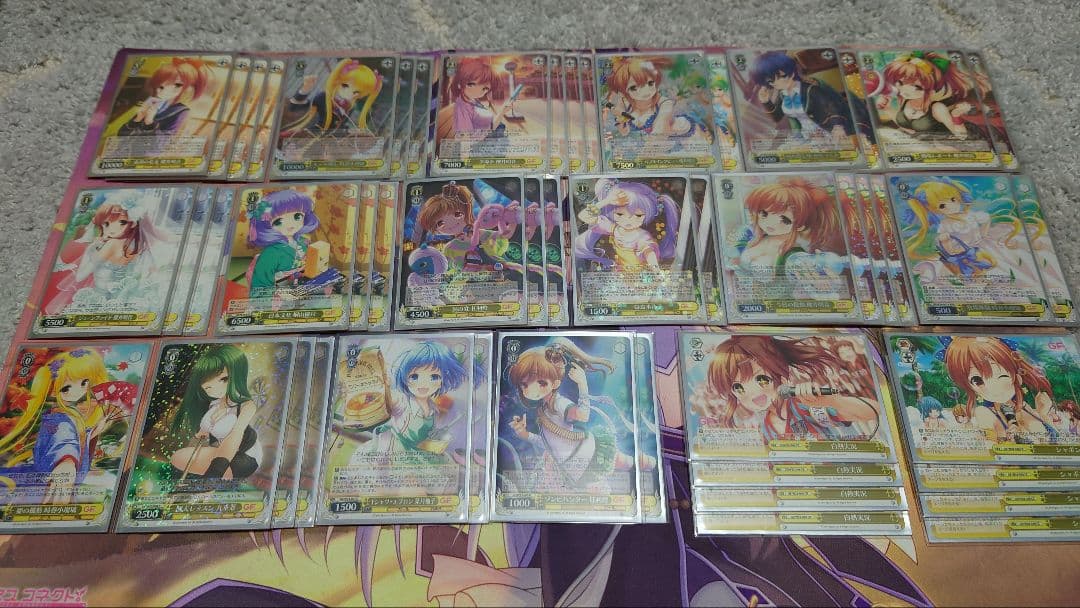 ヴァイスシュヴァルツ ガールフレンド（仮） 黄単デッキ