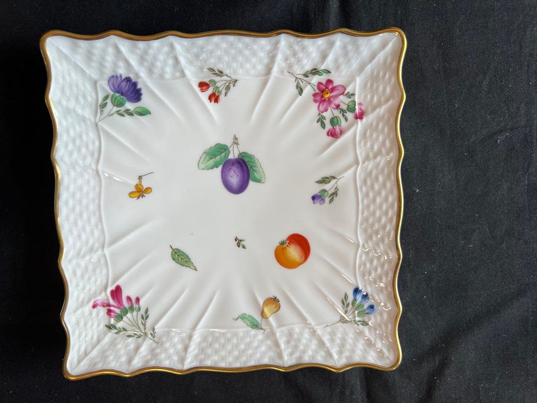 リチャードジノリ　ペルージャ　スクエアプレート　15.5cm