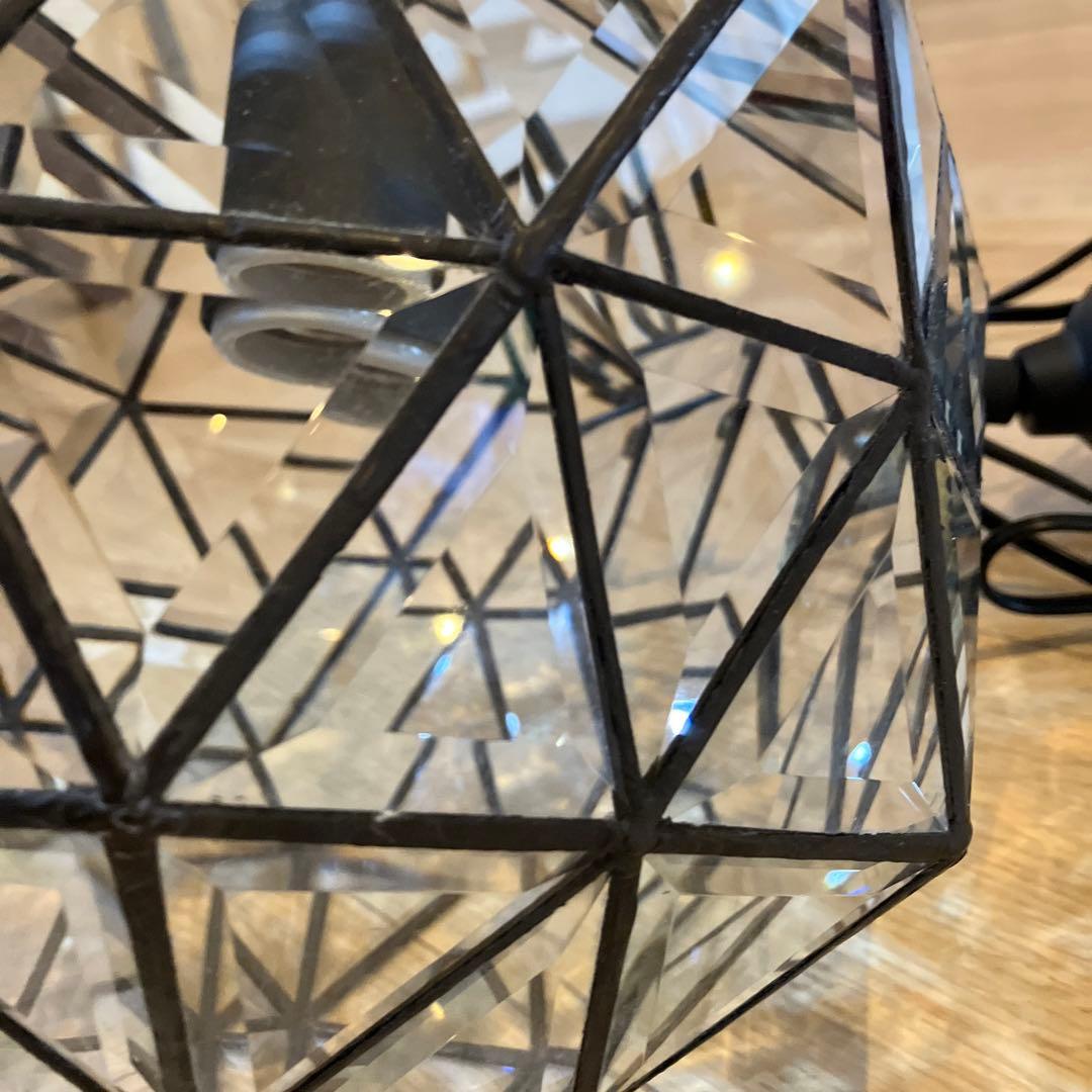 美品　tramonto トラモント　シーリングライト　吊り下 クリスタル　e26