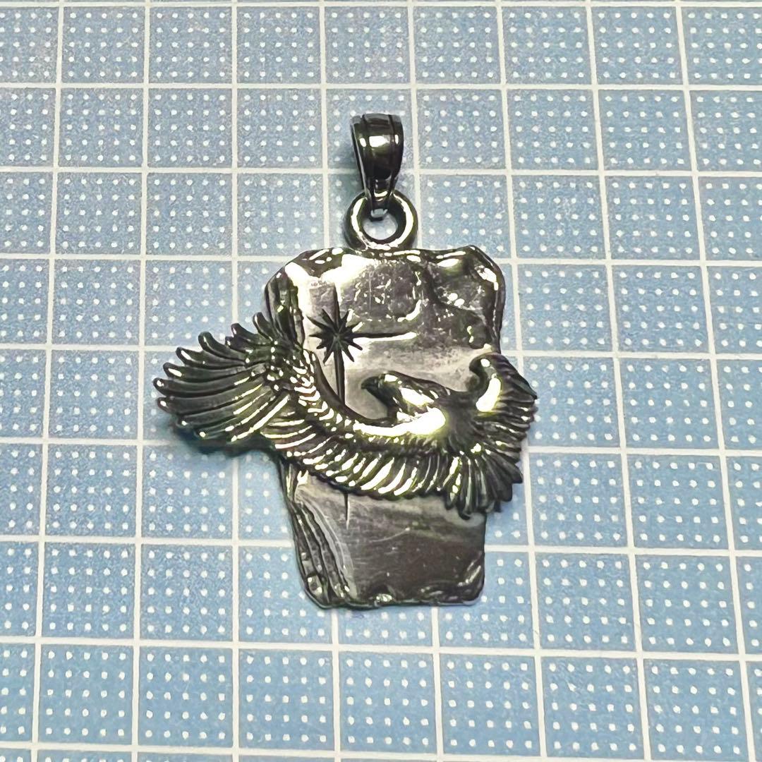 SAAD シルバー925 イーグルデザイン ペンダントトップ ヘビー