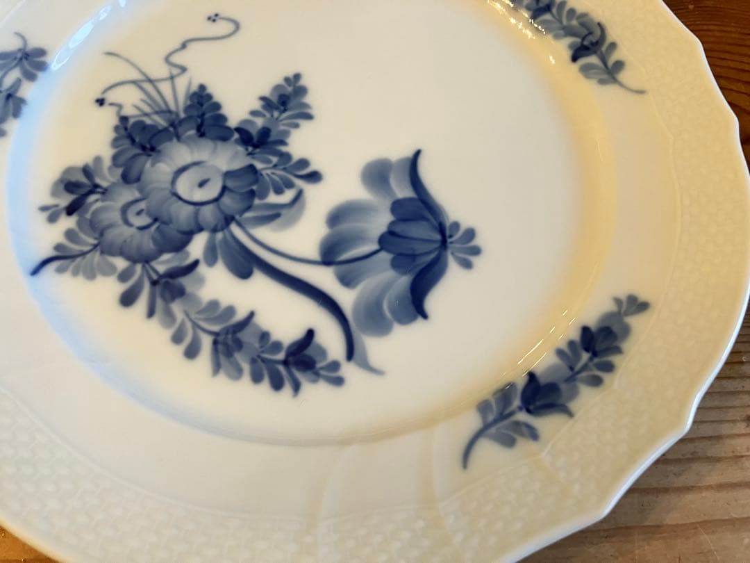 ロイヤルコペンハーゲン　ブルーフラワー　カーブ　21プレート×2