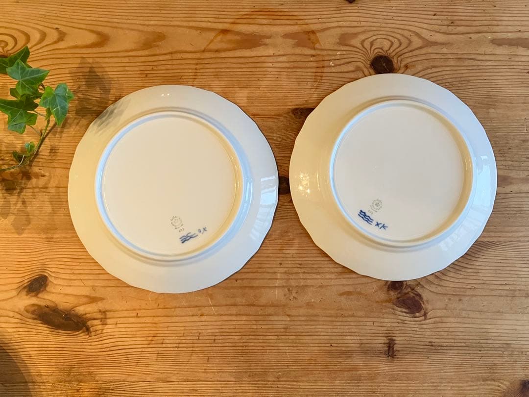 ロイヤルコペンハーゲン　ブルーフラワー　カーブ　21プレート×2