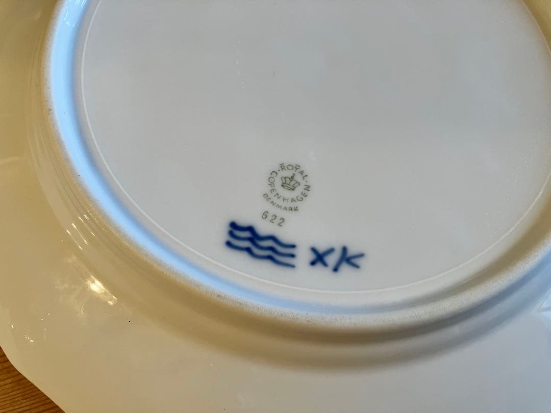 ロイヤルコペンハーゲン　ブルーフラワー　カーブ　21プレート×2