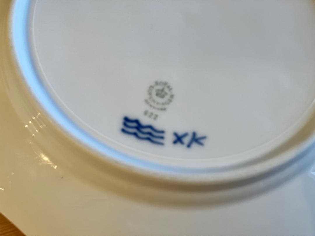 ロイヤルコペンハーゲン　ブルーフラワー　カーブ　21プレート×2