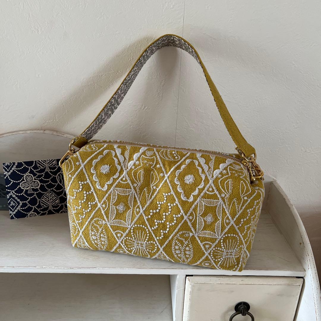 ♡handmade♡ミナペルホネン　　　ぽってり持てるバッグ