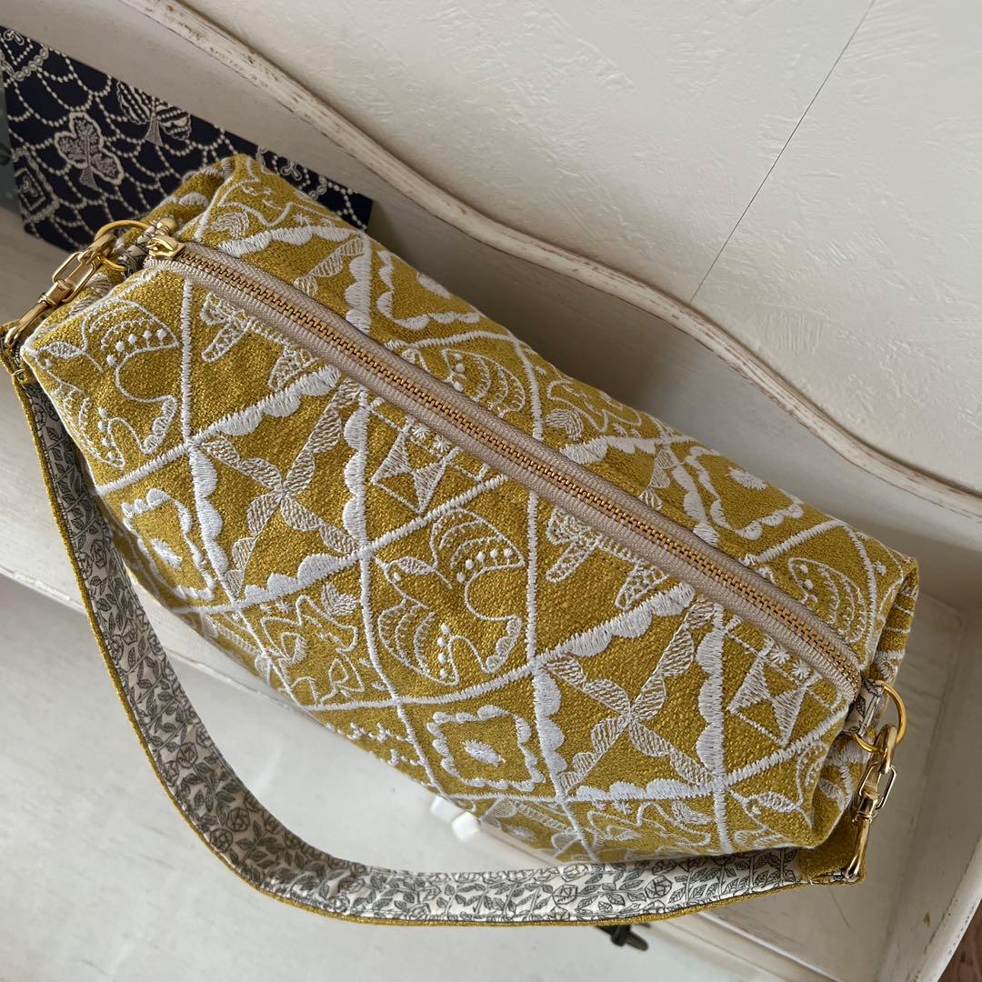 ♡handmade♡ミナペルホネン　　　ぽってり持てるバッグ