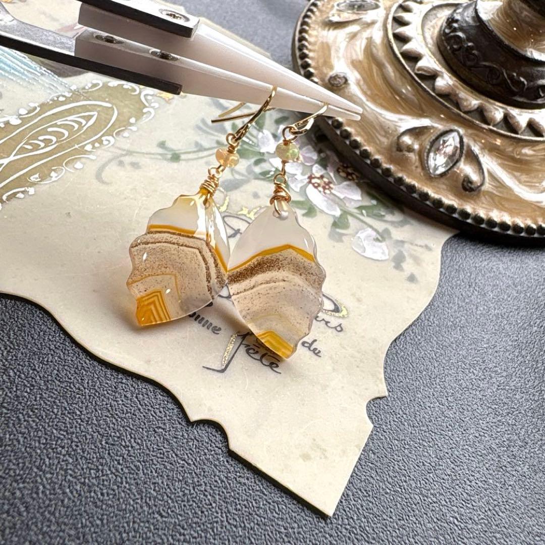 《＊＊COCO＊＊様》カーネリアンアゲートカービング①＆フォッシルコーラル