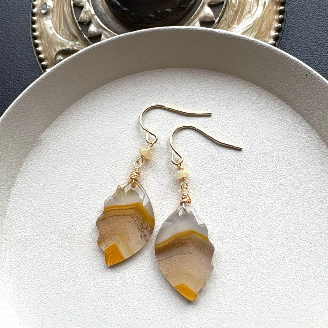 《＊＊COCO＊＊様》カーネリアンアゲートカービング①＆フォッシルコーラル