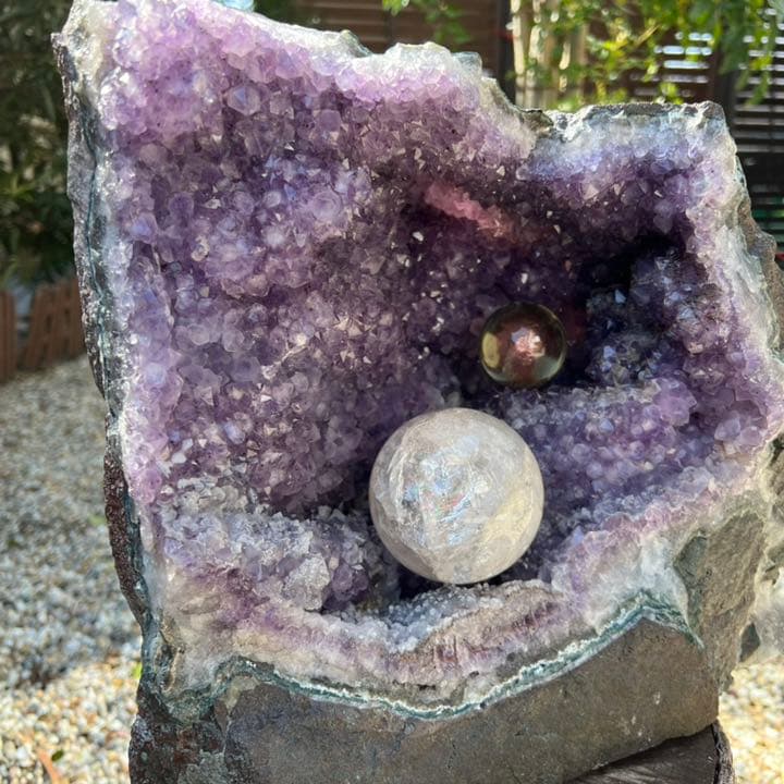 ✳️超特価✨超極大‼️17.86kg‼️✨強力浄化✨フラワー アメジストドーム 天然石