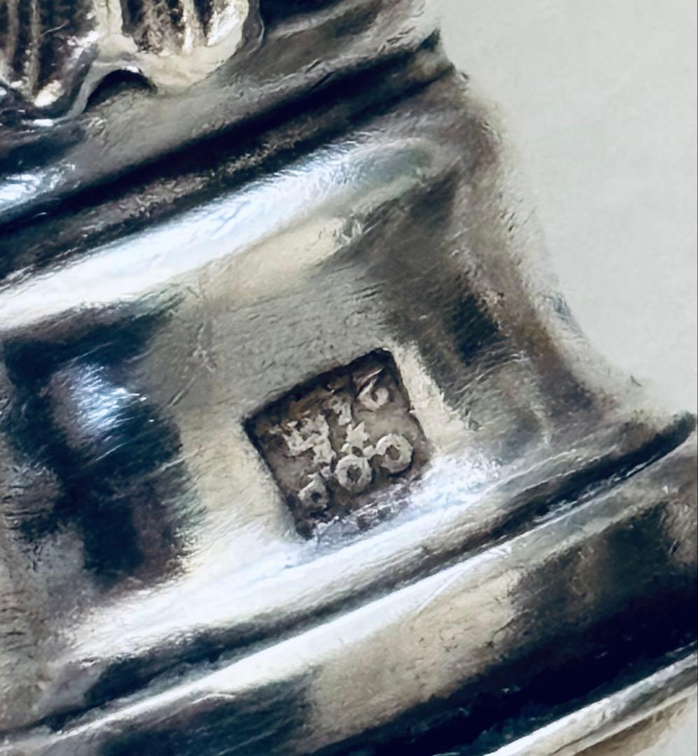 フランスアンティーク サーバー サービング ナイフ フォーク シルバーカトラリー