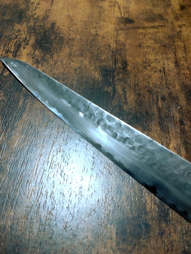 最終値下げ】 合羽橋 貴和美 筋引包丁 藍 安来白紙ニ号 - メルカリ