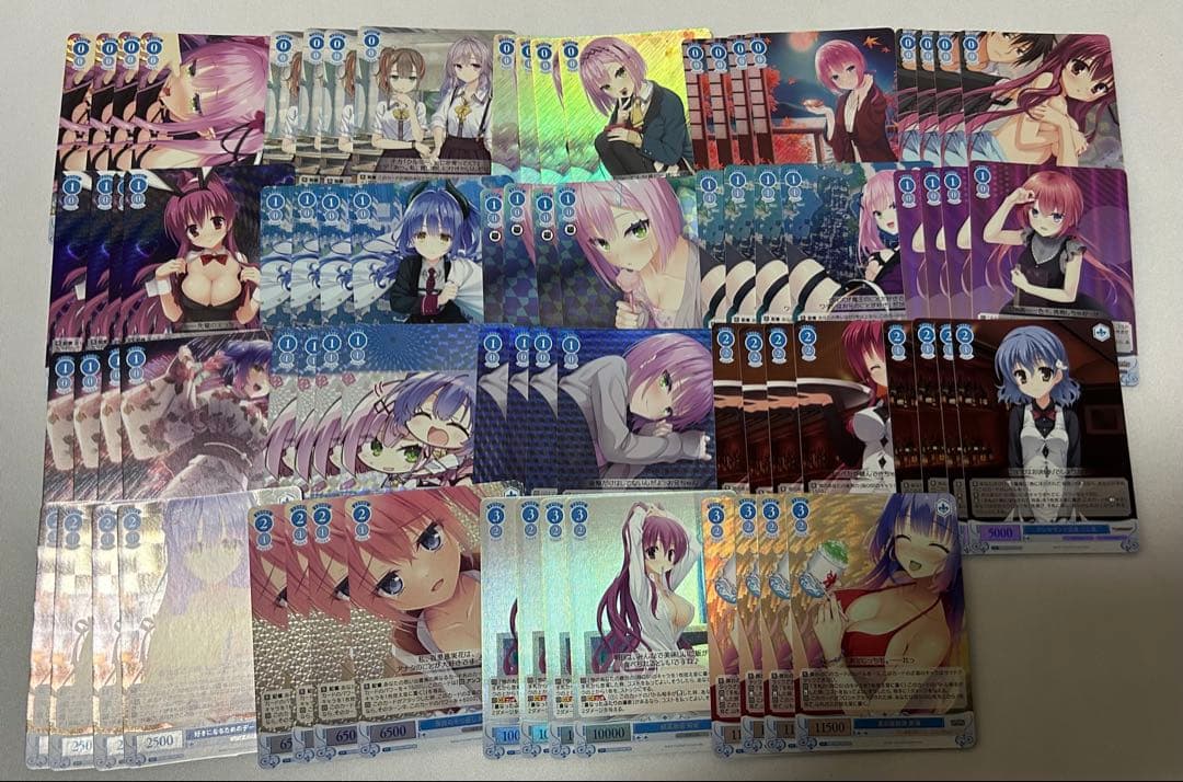 ヴァイスロゼ ゆずソフト SR 各種4枚セット 4コン