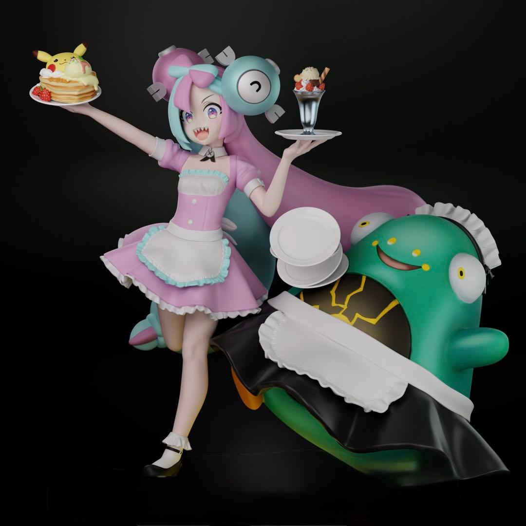 ナンジャモ　ポケモン　ハラバリー　ガレージキット　未塗装未組立　1/7 美少女